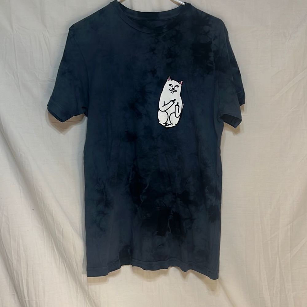 Ripndip middle finger cat T-shirt NWOT